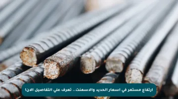 ارتفاع مستمر في أسعار الحديد والأسمنت.. تعرف على التفاصيل الآن!